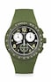 Swatch Chrono 42 Unisex Watch Dress Stainless Steel Green Quartz Waterproof Nothing Basic About Green