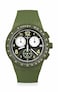 Swatch Chrono 42 Unisex Watch Dress Stainless Steel Green Quartz Waterproof Nothing Basic About Green