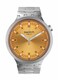 Swatch Big Bold Irony Unisex Watch Casual Polymer Orange Automatic Waterproof Big Bold Irony Amber Sheen