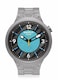 Swatch Big Bold Irony Unisex Watch Casual Polymer Blue Automatic Waterproof Frostbloom
