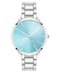 Nine West Womens Genuine Crystal Accented Bracelet Watch