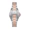 Fossil Womens Blue Dive Quartz Stainless Steel ThreeHand Watch Color Two Tone Model ES5348
