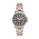 Fossil Womens Blue Dive Quartz Stainless Steel ThreeHand Watch Color Two Tone Model ES5348