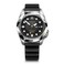 Victorinox Dive Pro Automatic 43mm Watch with Silver Stainless Steel Case Silver Stainless Steel Bezel Black Dial and Black Rubber Strap