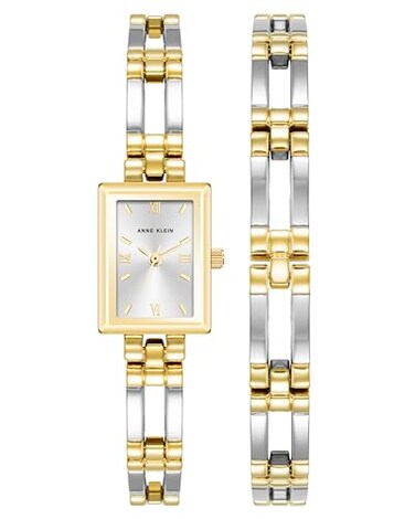 Anne Klein Womens Bracelet Watch Set