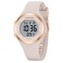 GOLDEN HOUR Waterproof Sport Womens Digital Chronograph Silicone Strap Watch in Rose Gold Case