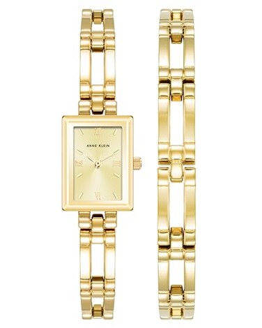 Anne Klein Womens Bracelet Watch Set