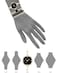 Anne Klein Womens Lab Grown Diamond Accented Bangle Watch and Bracelet Set AK5142