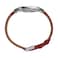 Timex x Peanuts Unisex Standard Snoopy Santa 40mmWatch Red Strap Blue Dial SilverTone Case