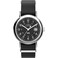 Timex Unisex Weekender 37mm Watch Black Strap Black Dial SilverTone Case