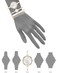 Anne Klein Womens Lab Grown Diamond Accented Bangle Watch and Bracelet Set AK5142