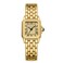 CHEETAH Watches for Women with Small Vintage Bracelet in Gold Rectangular Case Roman Dial