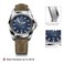 Victorinox 2420181 INOX Auto 41 SIR BLE dial BRN Structured str Blue Strap