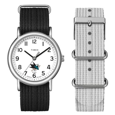 Timex Unisex Weekender Box Set 38mm Watch San Jose Sharks