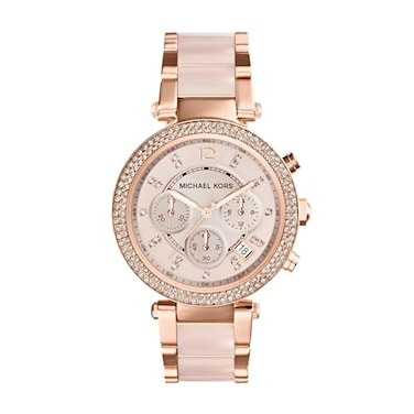 Michael Kors MK5896 Parker Rose GoldBlush Acetate One Size