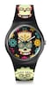 Swatch New Gent Biosourced Lacquered Unisex Watch Casual Polymer Black Quartz Waterproof DOh of The Dead