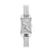 Michael Kors Womens Watch MK Empire ThreeHand Silver Glitz Stainless Steel Logo Bracelet Watch for Women
