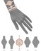 Anne Klein Womens Lab Grown Diamond Accented Bangle Watch and Bracelet Set AK5142