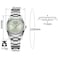 ADDIESDIVE Luxury Watches for Men Sweeping Seconds Hand 36 MM Small Dial 11 MM Thick Waterproof 100 M Stainless Steel Mint Green