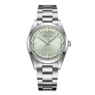 ADDIESDIVE Luxury Watches for Men Sweeping Seconds Hand 36 MM Small Dial 11 MM Thick Waterproof 100 M Stainless Steel Mint Green