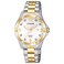 Citizen Quartz Womens Watch Stainless Steel Crystal TwoTone Model EU608457A
