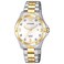Citizen Quartz Womens Watch Stainless Steel Crystal TwoTone Model EU608457A