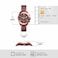 Fossil Womens Modern Courier Quartz Stainless Chronograph Watch Color Wine Model BQ3281
