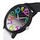 Bisley Women Watch Black and White Patchwork Watch Big Face Easy to Read Waterproof Watch