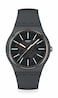 Swatch New Gent Biosourced Lacquered Unisex Watch Casual Polymer Grey Quartz Waterproof Cobblestone Street