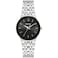 Bulova Ladies Modern Stainless Steel 3Hand Quartz Watch Black Dial Style 96L299