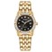 Citizen Ladies EcoDrive Dress Classic Corso Watch DiamondAccented Bezel Black Dial Model EW271255E