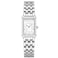 GAOFAN HOUR Watches for Women with Vintage Rectangular CaseWhite Roman DialStainless Steel BandAdjustment Tool IncludedWater Resistant
