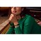 Citizen Ladies EcoDrive Dress Classic Watch Black Leather Strap Black Dial 3 Hand Model EM119201E