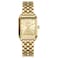 CHEETAH Womens GoldTone Dainty Watch Gold Dial Retro Style Rectangular Case and Stainless Steel Band Gift for Her