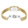 CHEETAH Womens GoldTone Dainty Watch Gold Dial Retro Style Rectangular Case and Stainless Steel Band Gift for Her