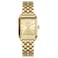CHEETAH Womens GoldTone Dainty Watch Gold Dial Retro Style Rectangular Case and Stainless Steel Band Gift for Her