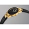 Citizen Ladies EcoDrive Modern Axiom Watch Black Leather Strap Black Dial 2 Hand Date Model GA105204E