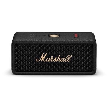 Marshall Emberton III Portable Bluetooth Speaker Rugged WaterproofDustProof Design Loud Stereo Sound Deep Bass Compact and Wireless for Travel and Outdoors Black and Brass