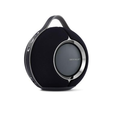 Devialet Mania Portable Smart Speaker Black Premium Compact Sound HighFidelity Audio in Compact Design Deep Bass Smooth Connectivity Adaptive Sound Durable Design