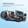 DOSS Extreme Boom Pro D100 70W Bluetooth Speaker with Deep Bass IPX6 Waterproof 10400mAh 24H Battery Builtin Power Bank TWS Stereo Pairing BeatSync Lights for Outdoor Camping Party Black