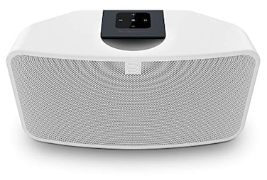 Bluesound Pulse MINI 2i Compact Wireless MultiRoom Smart Speaker with Bluetooth White Compatible with Alexa and Siri