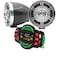 XYC UTV ATV Bluetooth Amplifier Sound System HandFree Speakers FM USB Audio System Stereo 35 Inch Speakers 12V Motorcycle Waterproof Audio FM Radio Stereo Speaker SilverBlack
