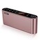 Antimi Bluetooth SpeakerFM Radio PlayerMP3 Player Stereo Portable Wireless Speaker Drivers with HD Sound Builtin Microphone High Definition Audio and Enhanced BassBlack Pink