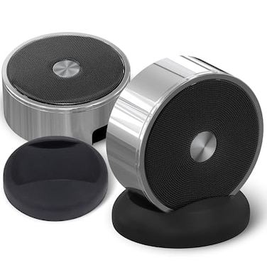 Long Run Technologies Bluetooth Speaker Set Wireless Stereo Dual Pairing Portable Twin TWS System With Big Rich Bass HiFi MultiRoom Indoor Outdoor Use Home Deck Pool Work Travel Party Camping Gift Dec