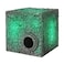 FAMETEK Star Trek Borg Cube Bluetooth Speaker with Green Illumination Sound Effects Borg Quotes Memorabilia Gifts Gadgets Collectibles for Star Trek Fans