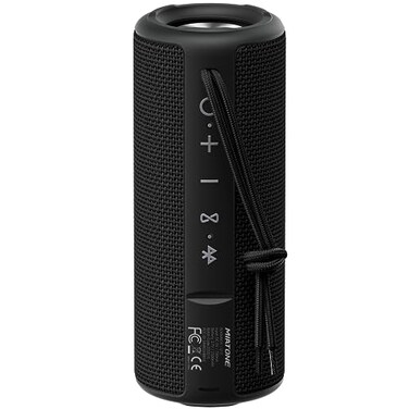 MIATONE Boombox Outdoor Portable Bluetooth Speaker Waterproof Wireless Speakers Black