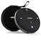 AISPEECH M4 Bluetooth Speakerphone Conference Microphone with AI Noise Reduction FullDuplex AI Transcription USB Speakerphone 360 Voice Pickup Conference Speaker Home Office for TeamsZoom Black