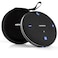 AISPEECH M4 Bluetooth Speakerphone Conference Microphone with AI Noise Reduction FullDuplex AI Transcription USB Speakerphone 360 Voice Pickup Conference Speaker Home Office for TeamsZoom Black