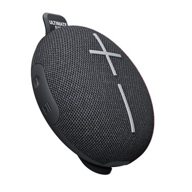 Ultimate Ears MINIROLL UltraPortable Waterproof Bluetooth Speaker Balanced Bass IP67 Dustproof 131 ft 40 m Range Gentle Black
