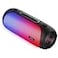 JVC Illuminated Portable Wireless Speaker with 30W max outputs Dynamic Sound Bluetooth 50 TWS Capability USBC AUX in up to 6Hour Battery Life SPPA7BTB Black